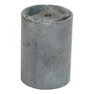 Överliggarebeslag, gängad