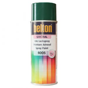 Sprayfärg, mörkgrön